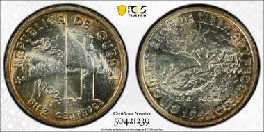 1952 10C Republic MS65