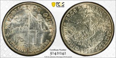 1952 40C Republic MS64