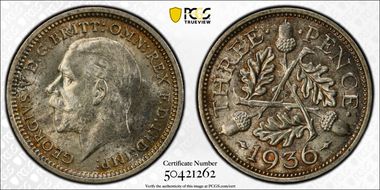 1936 3D S-4042 MS66
