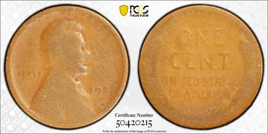 1922-D 1C Weak D AG3BN