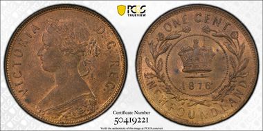 1876-H 1C MS64RB