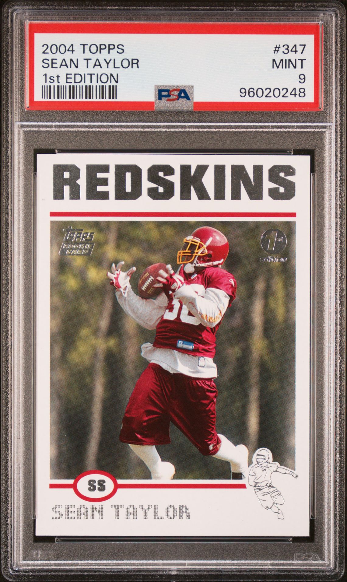 2004 Topps Sean Taylor #347 (1St Edition) Mint 9 front