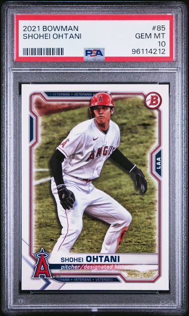 2021 Bowman #85 Shohei Ohtani front