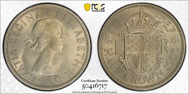 1956 1/2 Cr S-4145 MS65