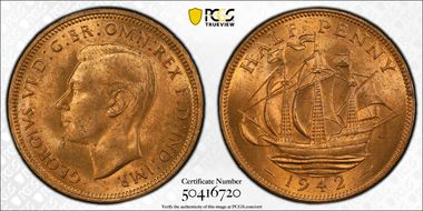 1942 1/2D S-4115 MS64RD