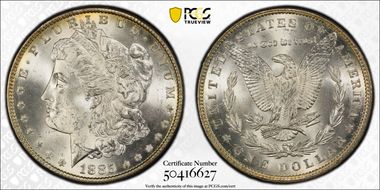 1885 $1 MS64