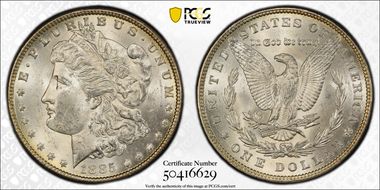 1885 $1 MS63