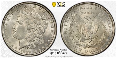 1889 $1 MS62