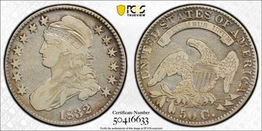 1832 50C Small Letters N1