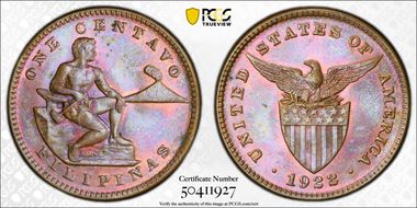 1922 1C MS64BN