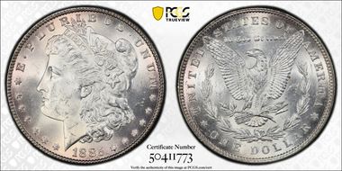 1885 $1 MS64