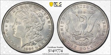 1904 $1 MS62