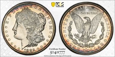 1882-S $1 MS65