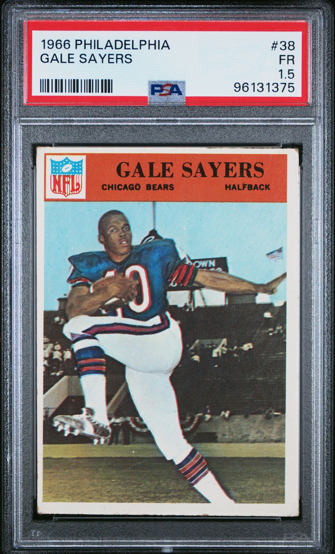 1966 PHILADELPHIA #38 Gale Sayers front