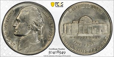 1939 5C Rev. of 1940, QDR FS-802 MS62