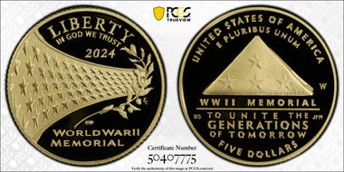 2024-W $5 Greatest Generation First Strike PR70DCAM