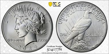 2024 $1 Peace Dollar First Strike MS69