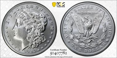 2024 $1 Morgan Dollar First Strike MS70
