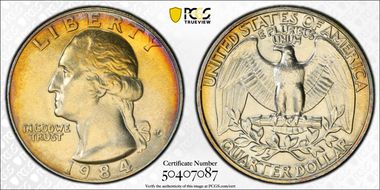 1984-P 25C MS65
