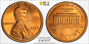 1974 1C MS66RD