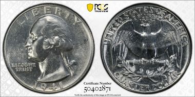 1941 25C PR65