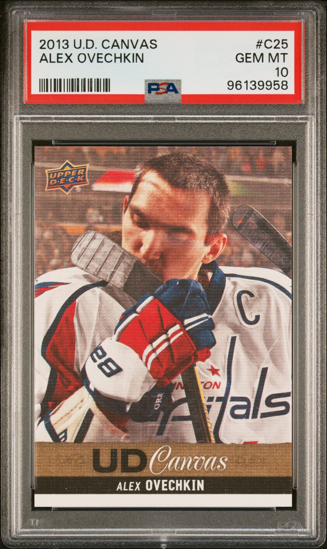 2013 Upper Deck UPPER DECK CANVAS #C25 Alex Ovechkin front