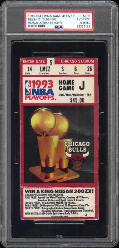 MICHAEL JORDAN 55 POINTS