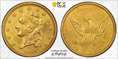 1836 $2.50 Script 8 N1