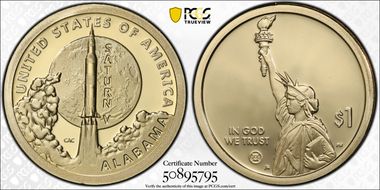 2024-S $1 American Innovation AL Saturn V PR69DCAM