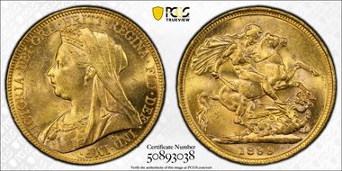 1899-M Sov S-3875 MS63