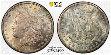 1921-D $1 MS64