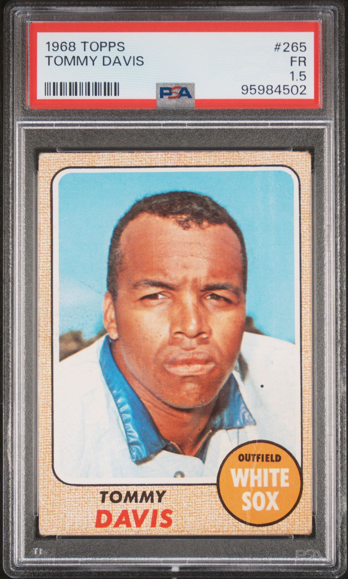 1968 Topps #265 Tommy Davis front