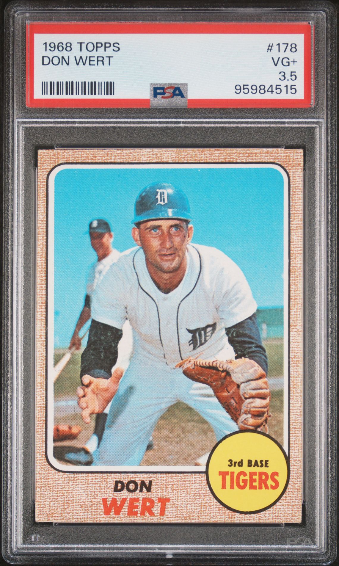 1968 Topps TOPPS #178 Don Wert front