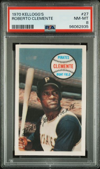1970 Kellogg'S #27 Roberto Clemente front