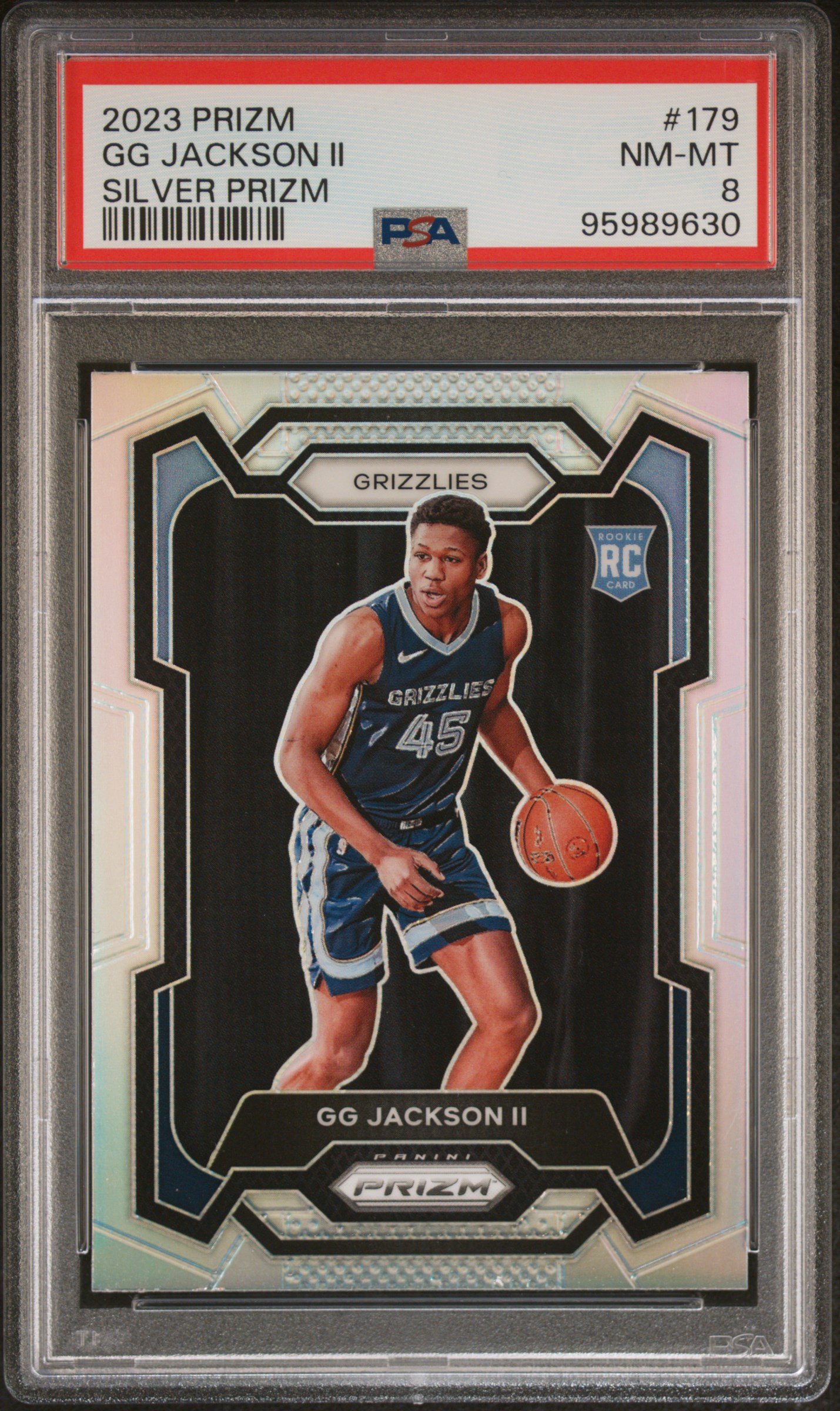 2023 Panini Prizm Gg Jackson Ii #179 (Silver Prizm) Nm-Mt 8 front