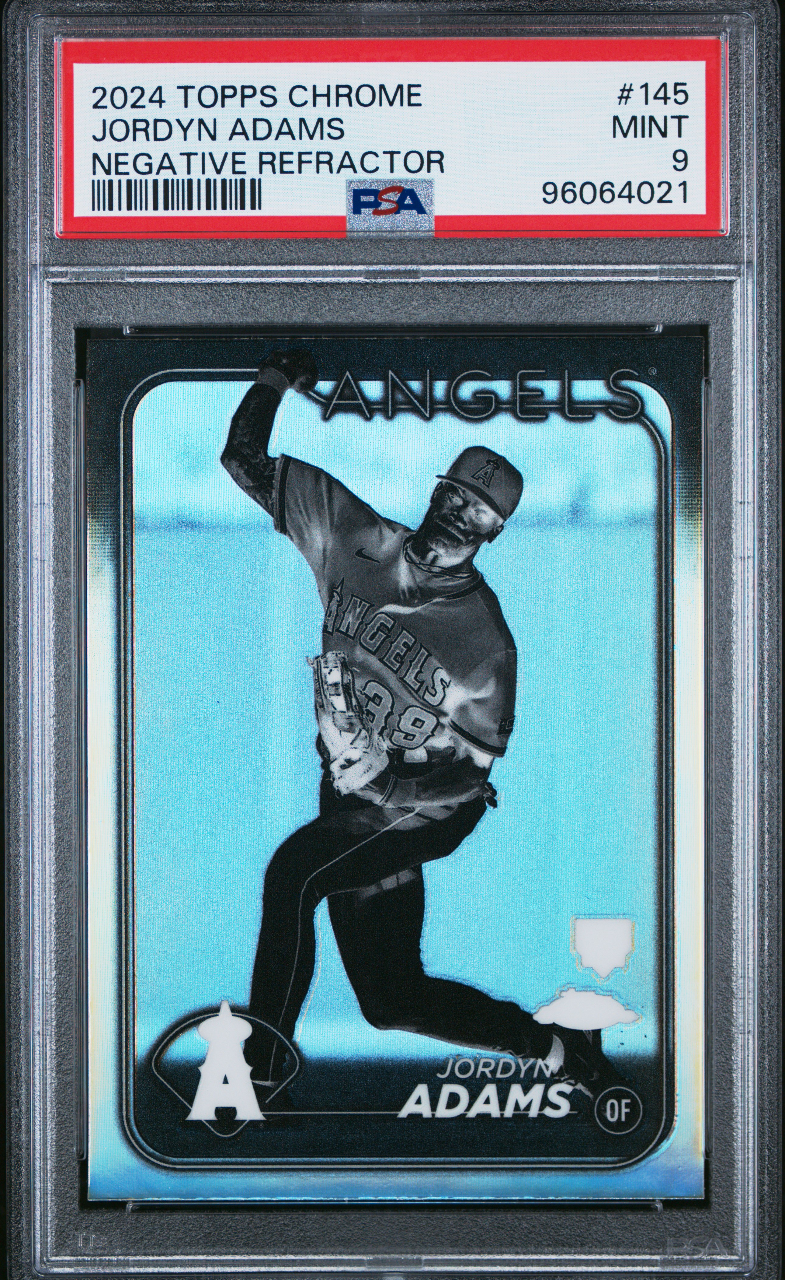 2024 Topps Chrome Jordyn Adams #145 (Negative Refractor) Mint 9 back