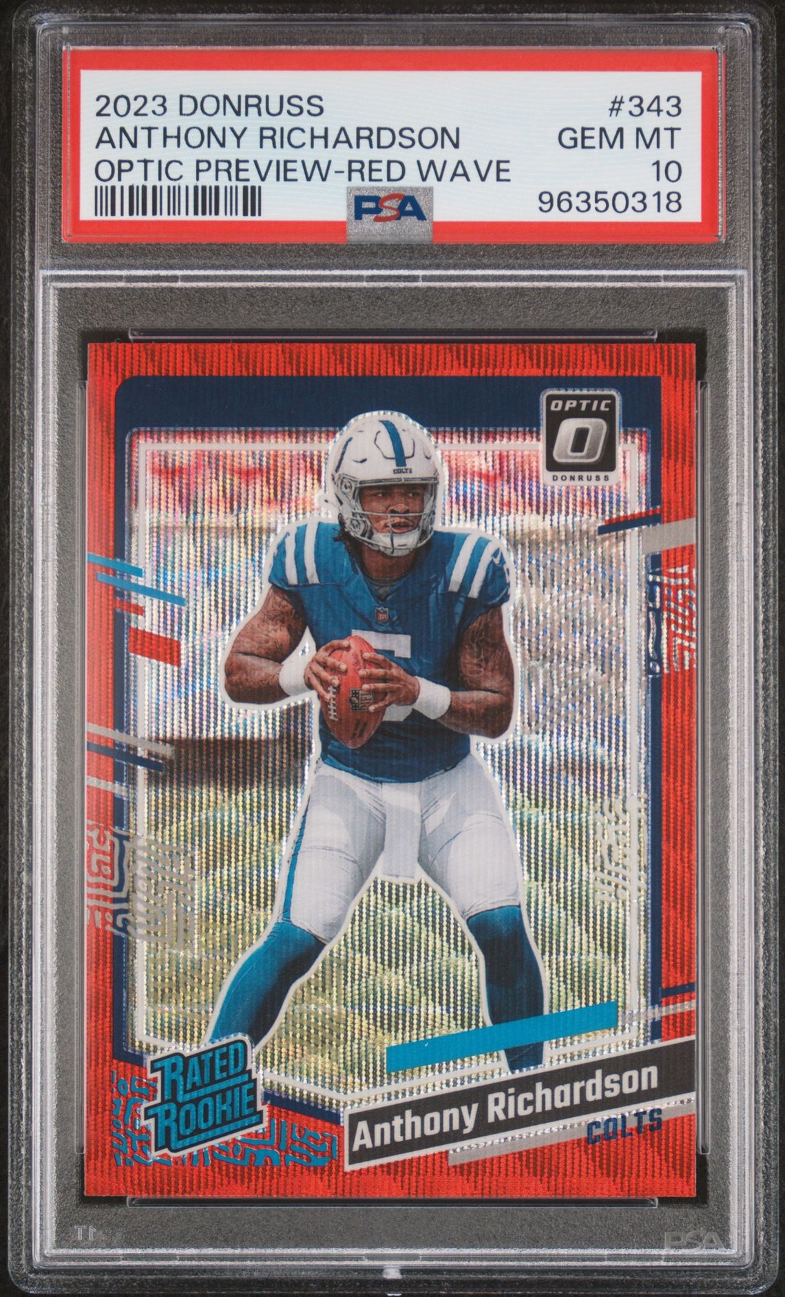 2023 Panini PANINI DONRUSS Pink #343 Anthony Richardson front