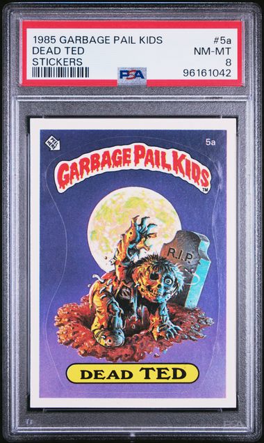 1985 Topps Garbage Pail Kids #5A Dead Ted front