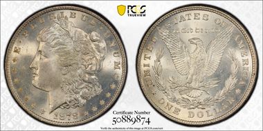 1878 8TF $1 MS64