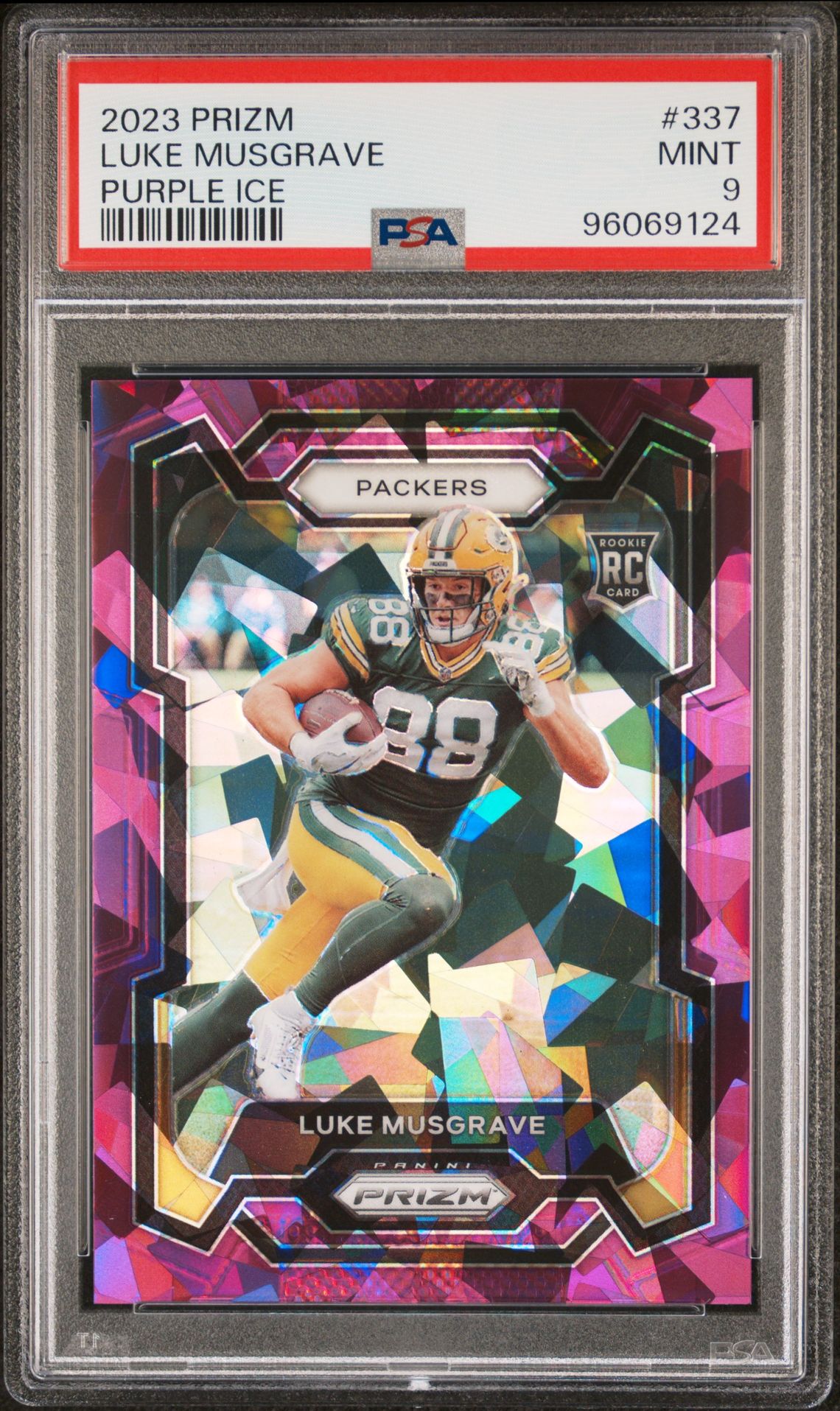 2023 Panini PANINI PRIZM PURPLE ICE #337 Luke Musgrave front