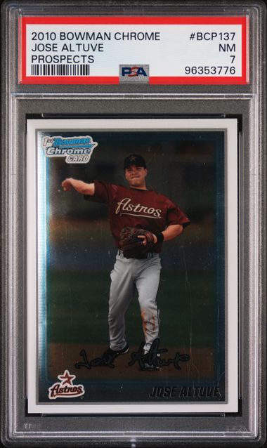 2010 Bowman Bowman Chrome #BCP137 Jose Altuve front