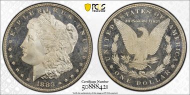 1883 $1 MS67DMPL