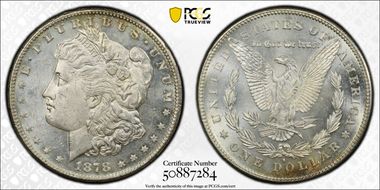 1878-S $1 MS61