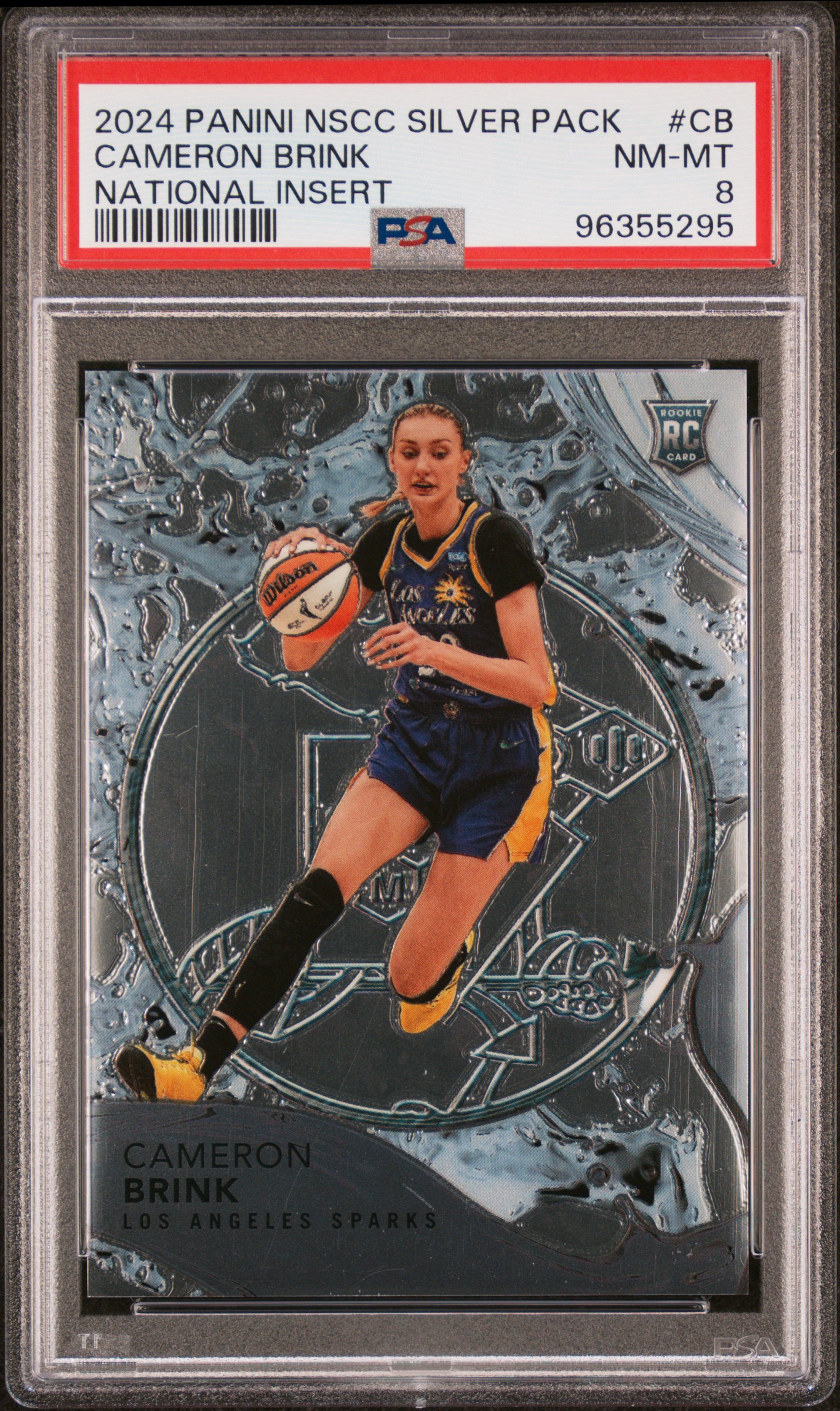 2024 Panini National Sports Collectors Convention National Insert Cameron Brink #Cb Nm-Mt 8 front