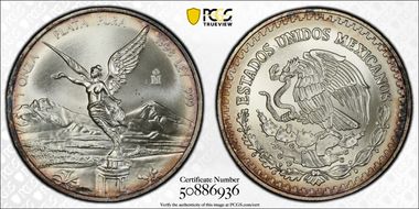 1998-Mo Onza Libertad Ag MS66