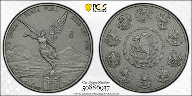 2019-Mo Onza Libertad Ag - Antiqued SP70