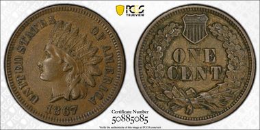 1867 1C AU55BN