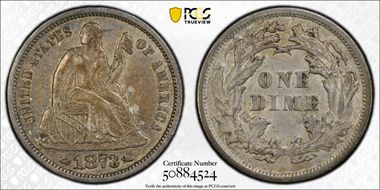 1873 10C Arrows AU55