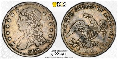 1836 25C Browning 5 VF20