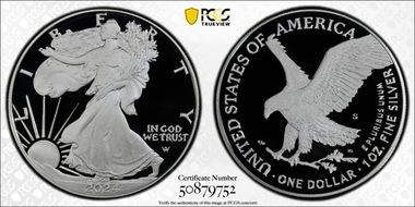 2024-S $1 Silver Eagle First Day of Issue PR70DCAM